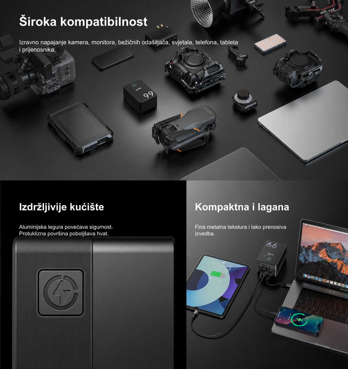 Prevedena infografika proizvoda SmallRig VB99 Pro 5/10