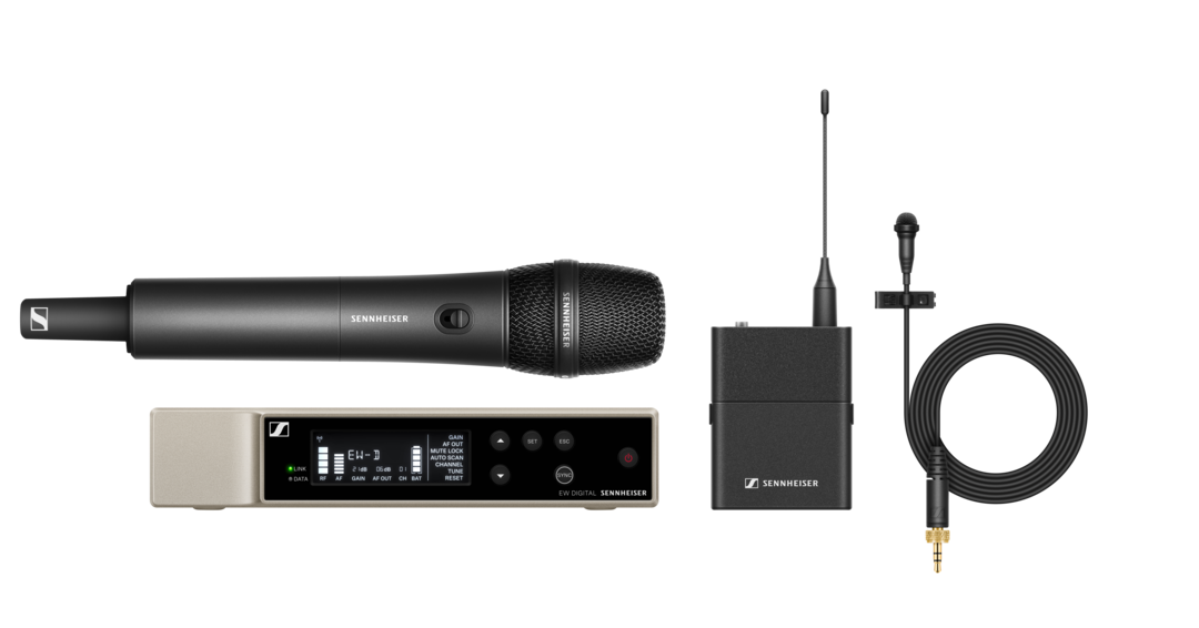 Sennheiser EW-D ME2/835-S SET R1-6 s prijamnikom, lavalier mikrofonom ME 2, bodypackom i ručnim odašiljačem s kapsulom MMD 835