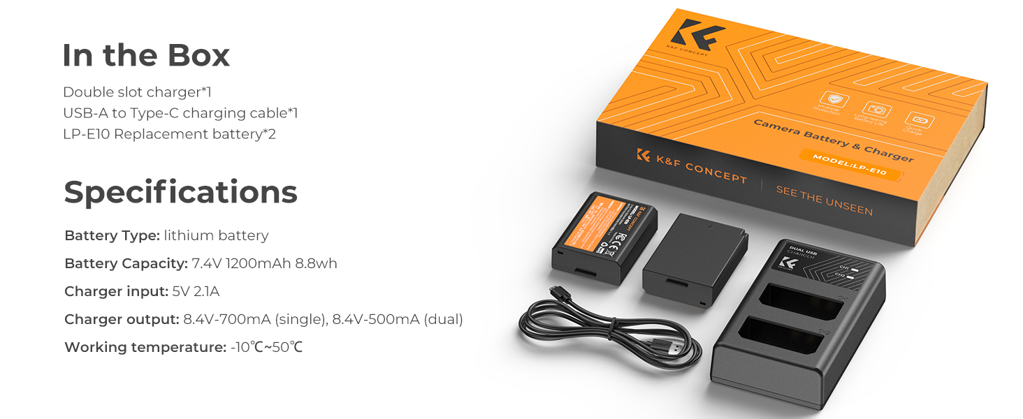 popis baterija lp e10