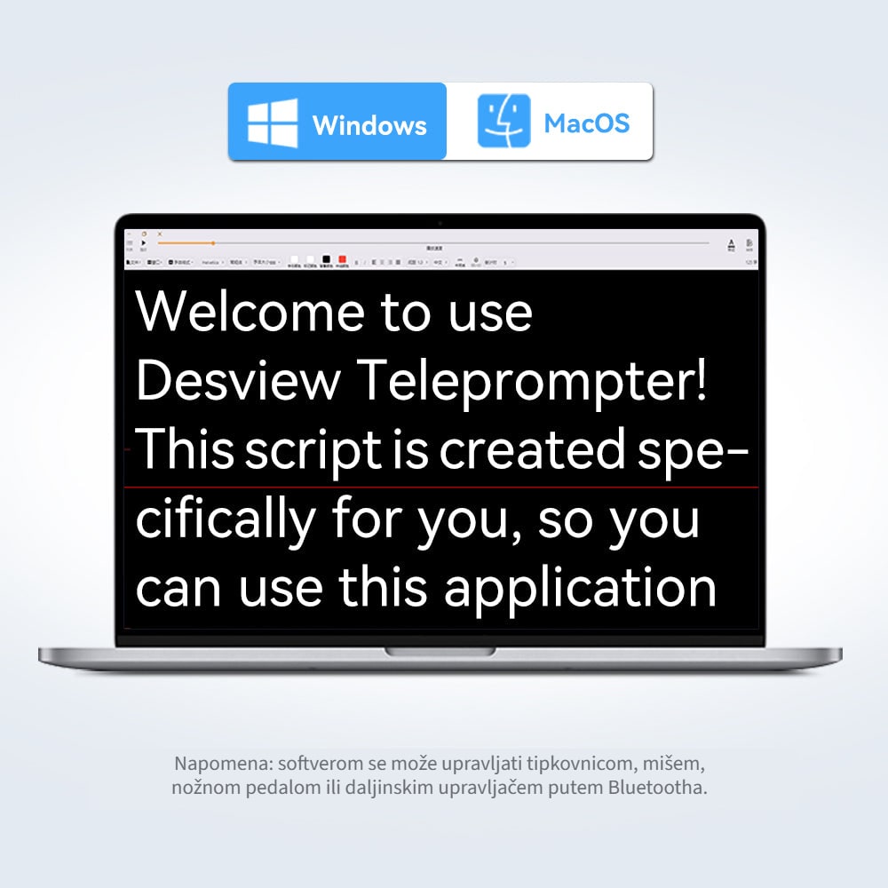Softver Desview Teleprompter
