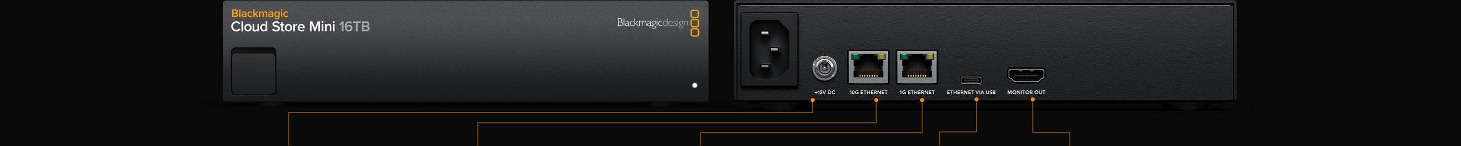 Kompaktni Blackmagic Cloud Store Mini 16TB za ugradnju u rack