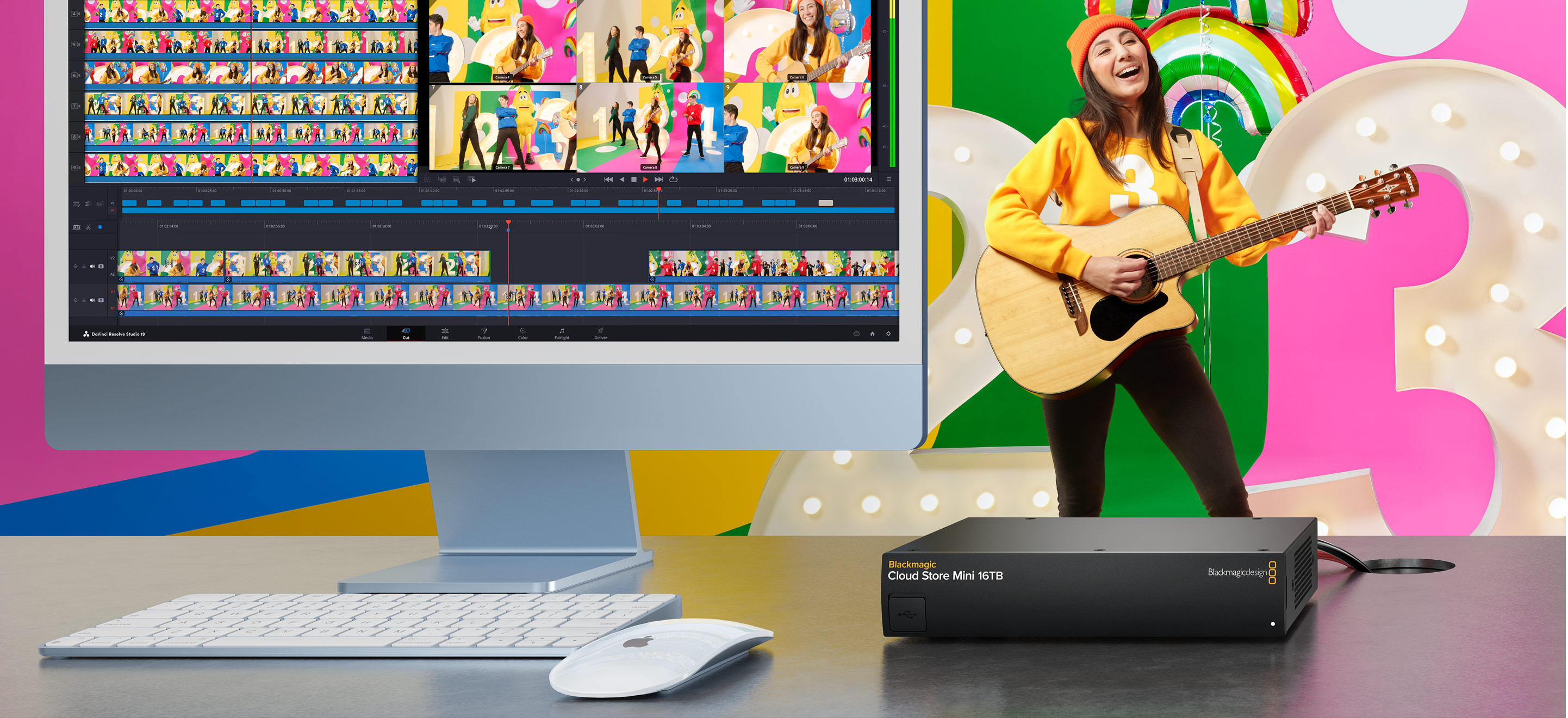 Blackmagic Cloud Store Mini 16TB u DaVinci Resolve postprodukcijskom radnom procesu