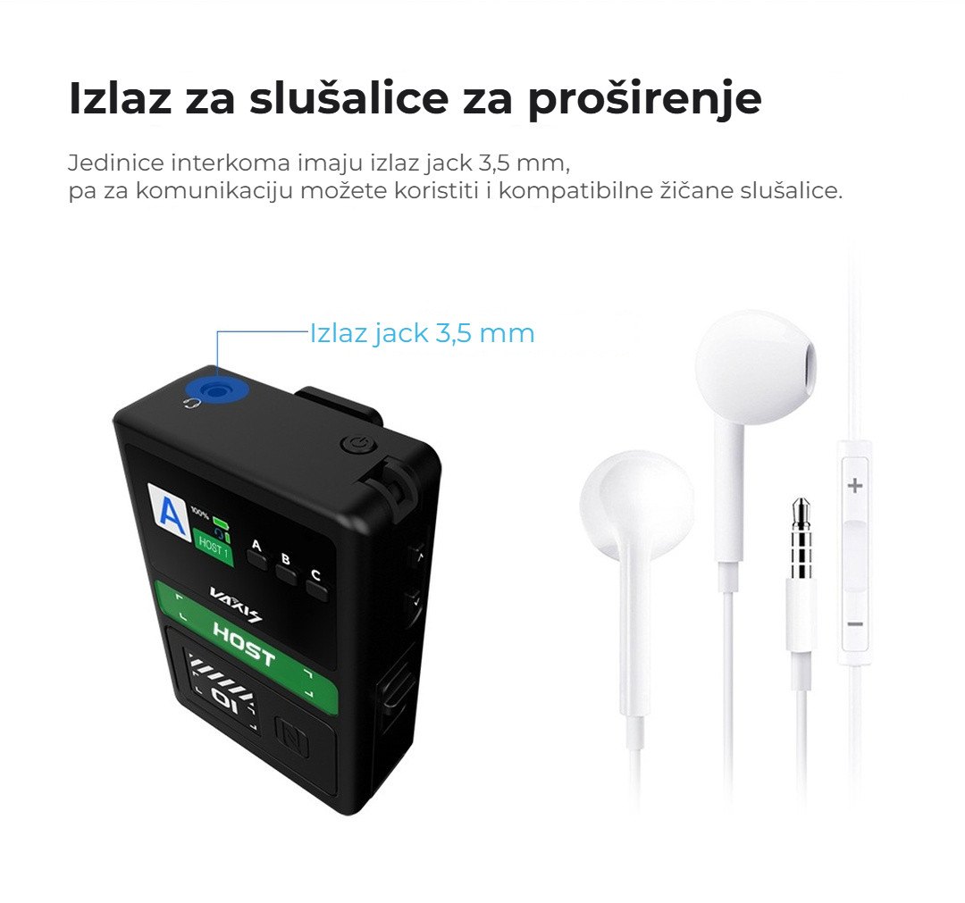 Izlaz jack 3,5 mm
