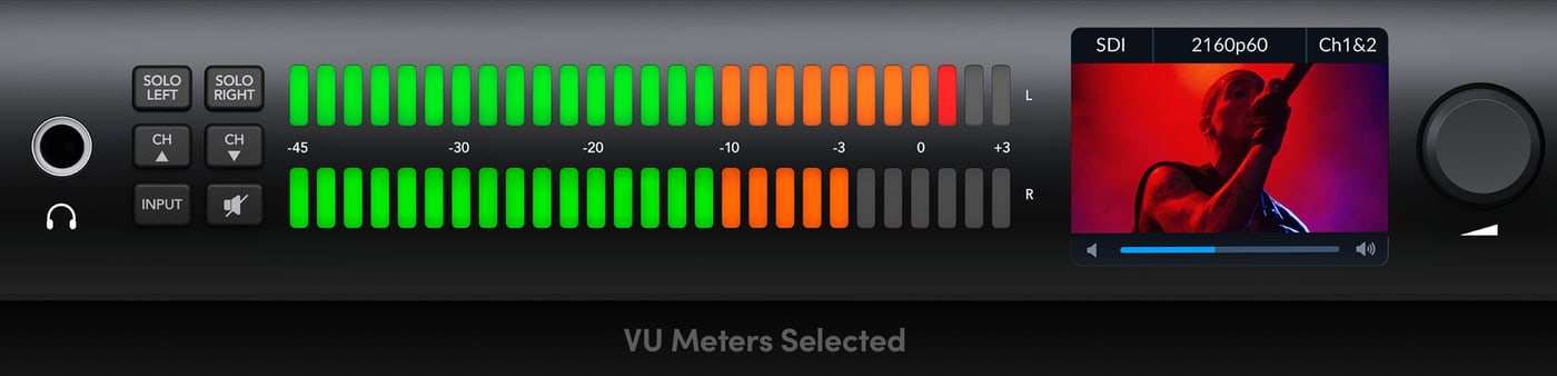 Blackmagic Audio Monitor 12G G3 – Veliki RGB audio mjerači