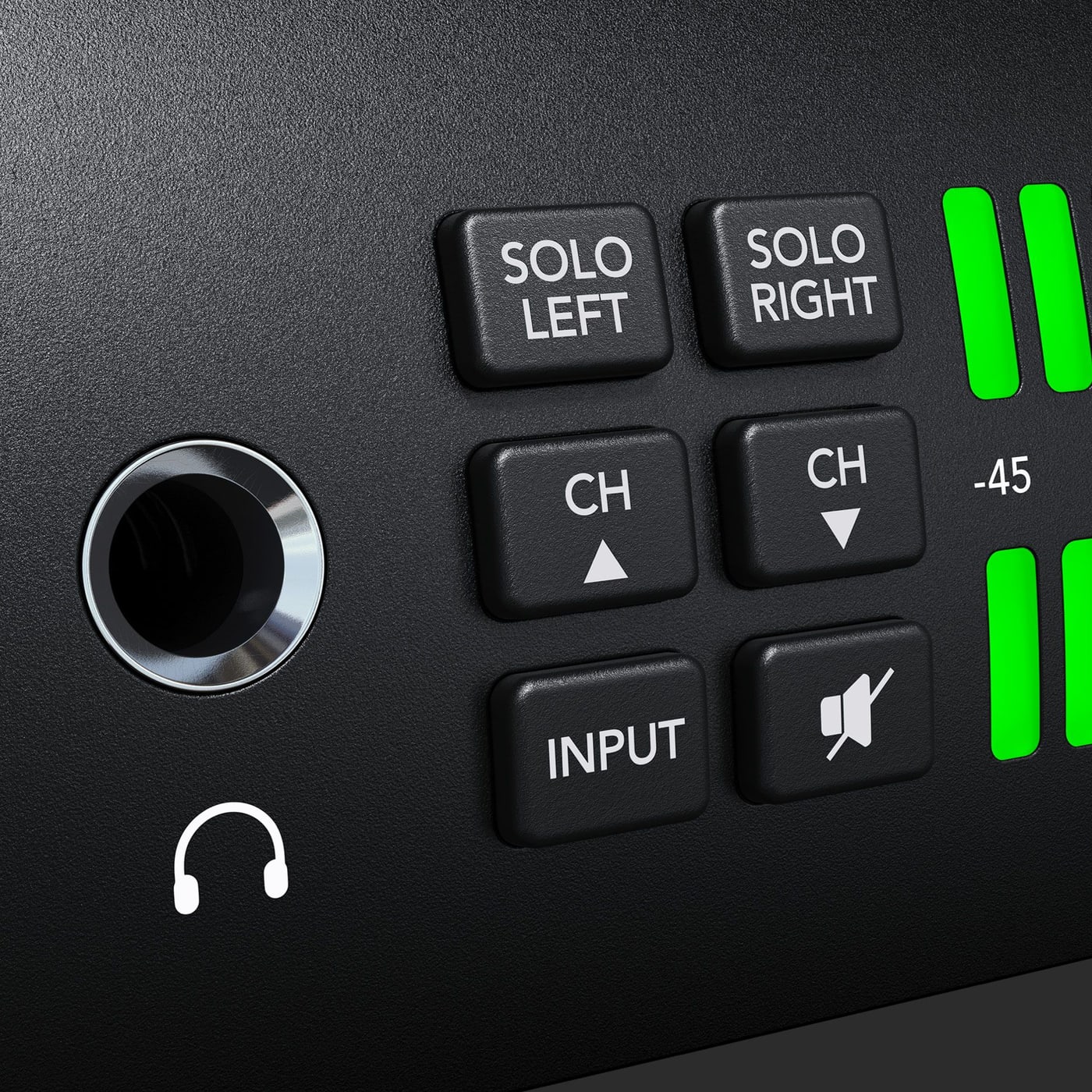Blackmagic Audio Monitor 12G G3 – Upravljanje na prednjoj ploči