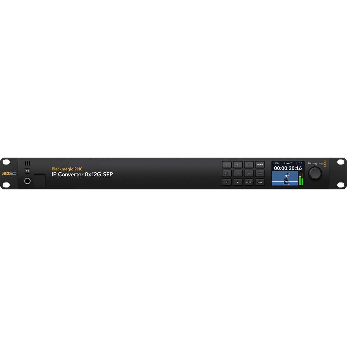 Prednja ploča pretvarača 2110 IP Converter 8x12G SFP