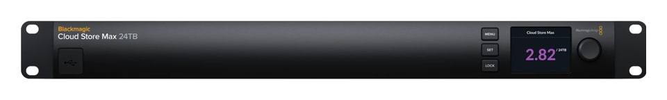 Blackmagic Design Cloud Store Max 24TB – Četiri porta 10G, 100G i USB-C