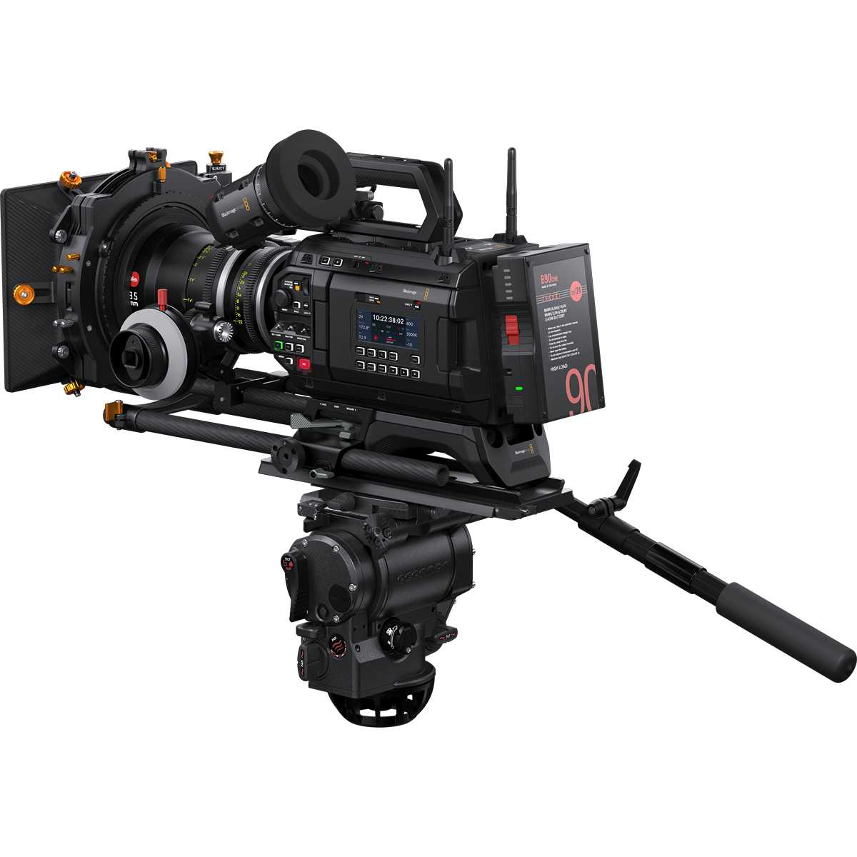 Blackmagic URSA Cine 12K LF, stražnji pogled