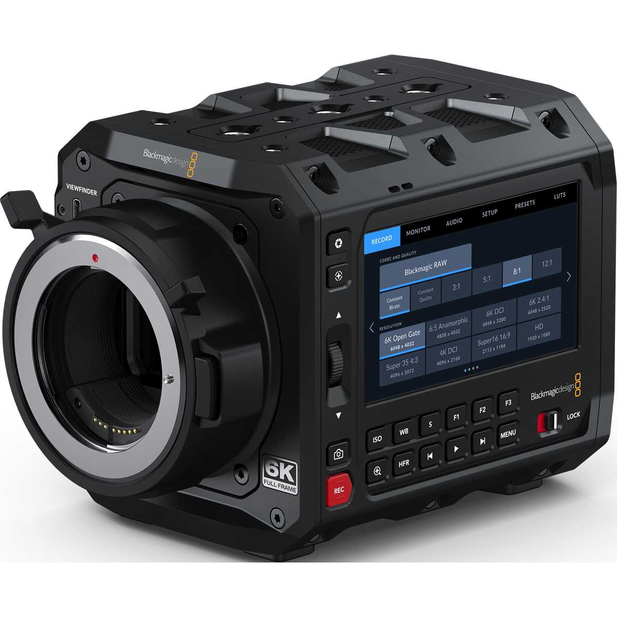 Blackmagic PYXIS 6K EF s zaključivim EF bajonetom