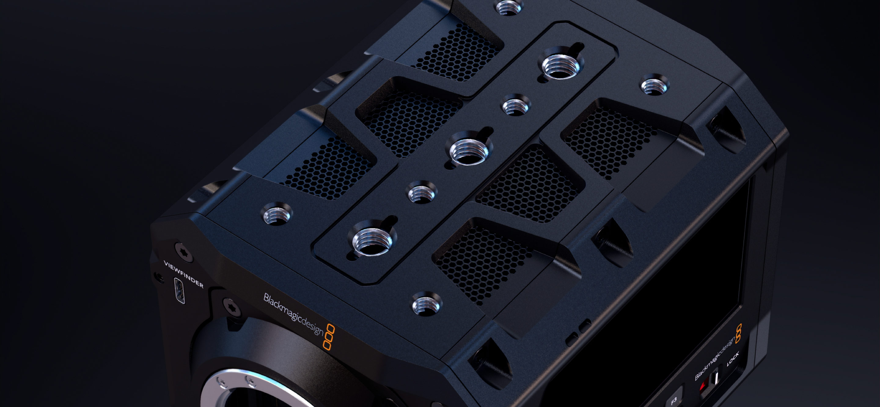 Blackmagic PYXIS 6K EF s zaključivim EF bajonetom – Tijelo spremno za rig