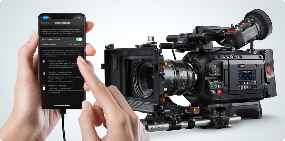 Blackmagic URSA Cine 12K LF + EVF – Mreža, Blackmagic Cloud i streaming
