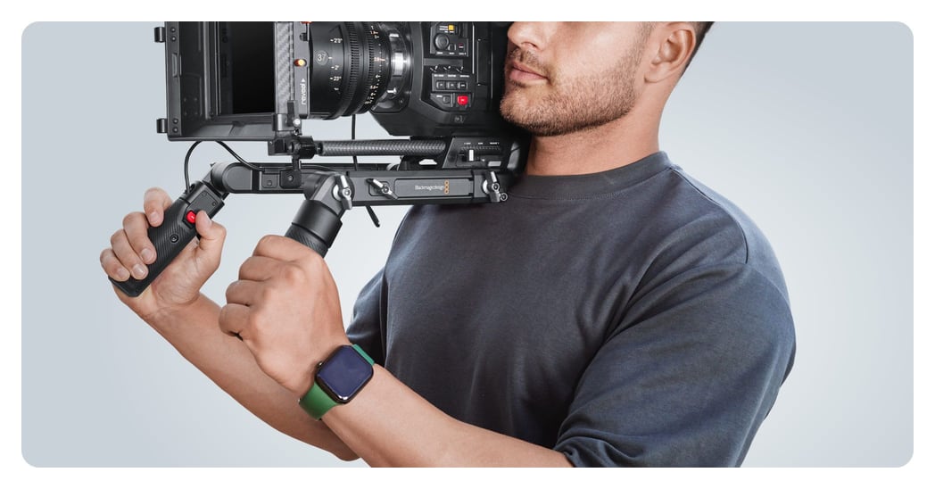 Blackmagic URSA Cine Baseplate 19 – Ručke na rozetama