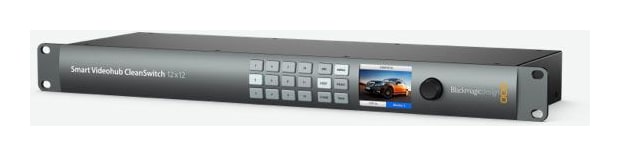 Blackmagic Smart Videohub CleanSwitch 12x12 – Upravljanje izravno s prednje ploče