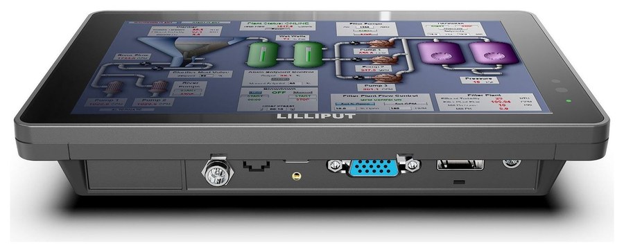 Lilliput 719/C – Priključci na donjem rubu