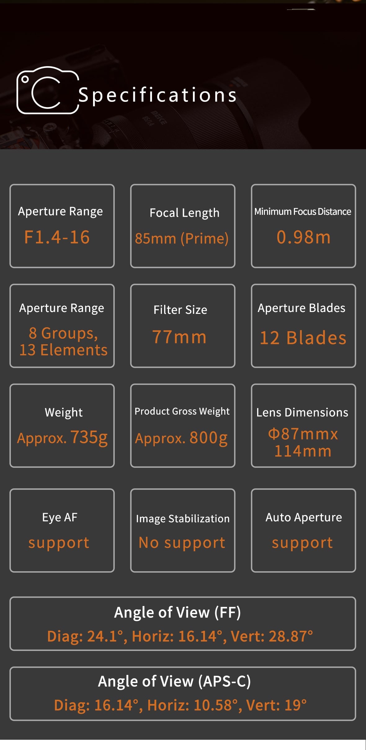 MK-85MM F1.4 AF L
