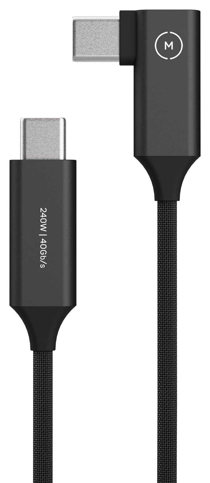 Moment SuperFlex USB-C kabel, kutni i ravni, 23 cm