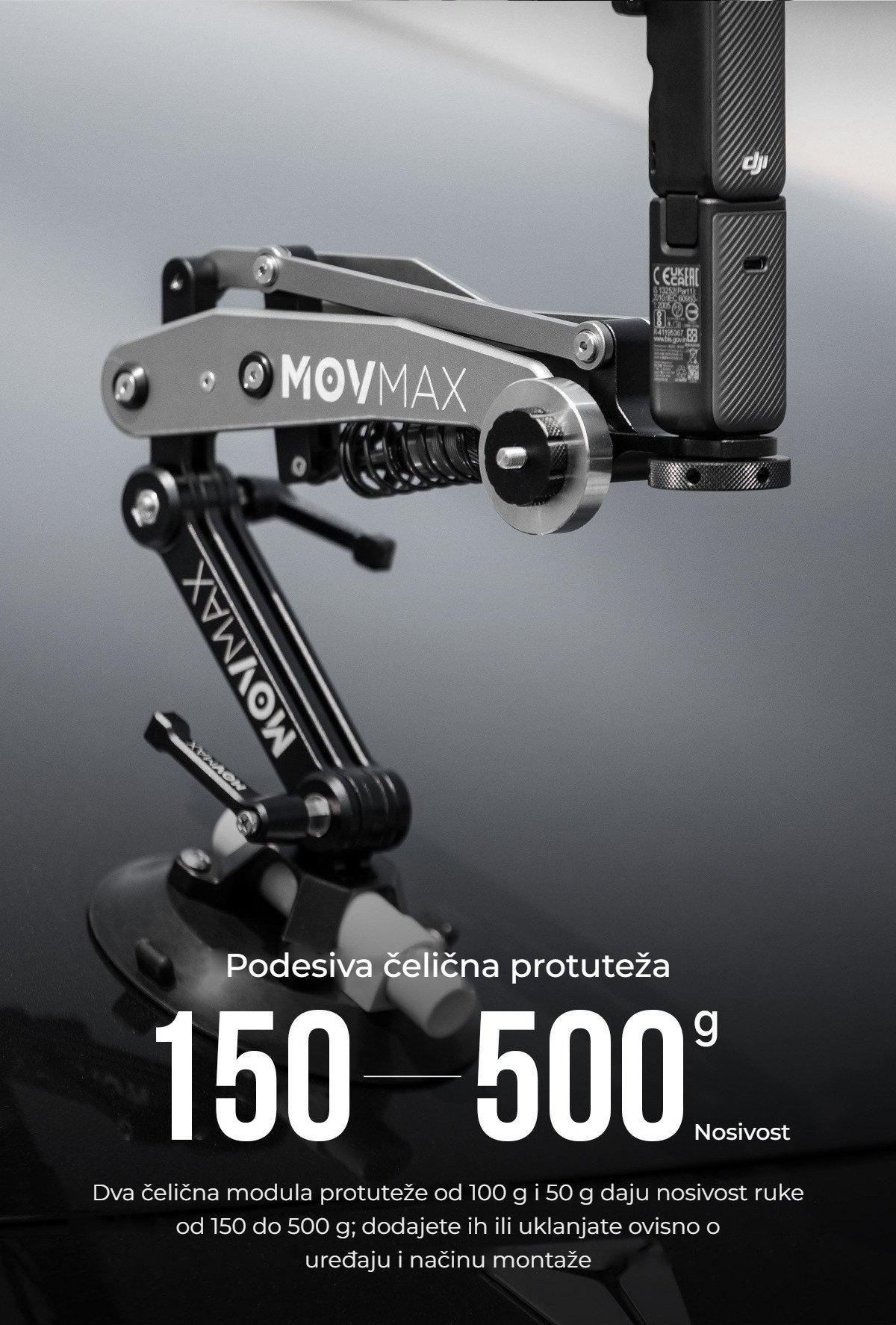 Nosivost 150 do 500 g