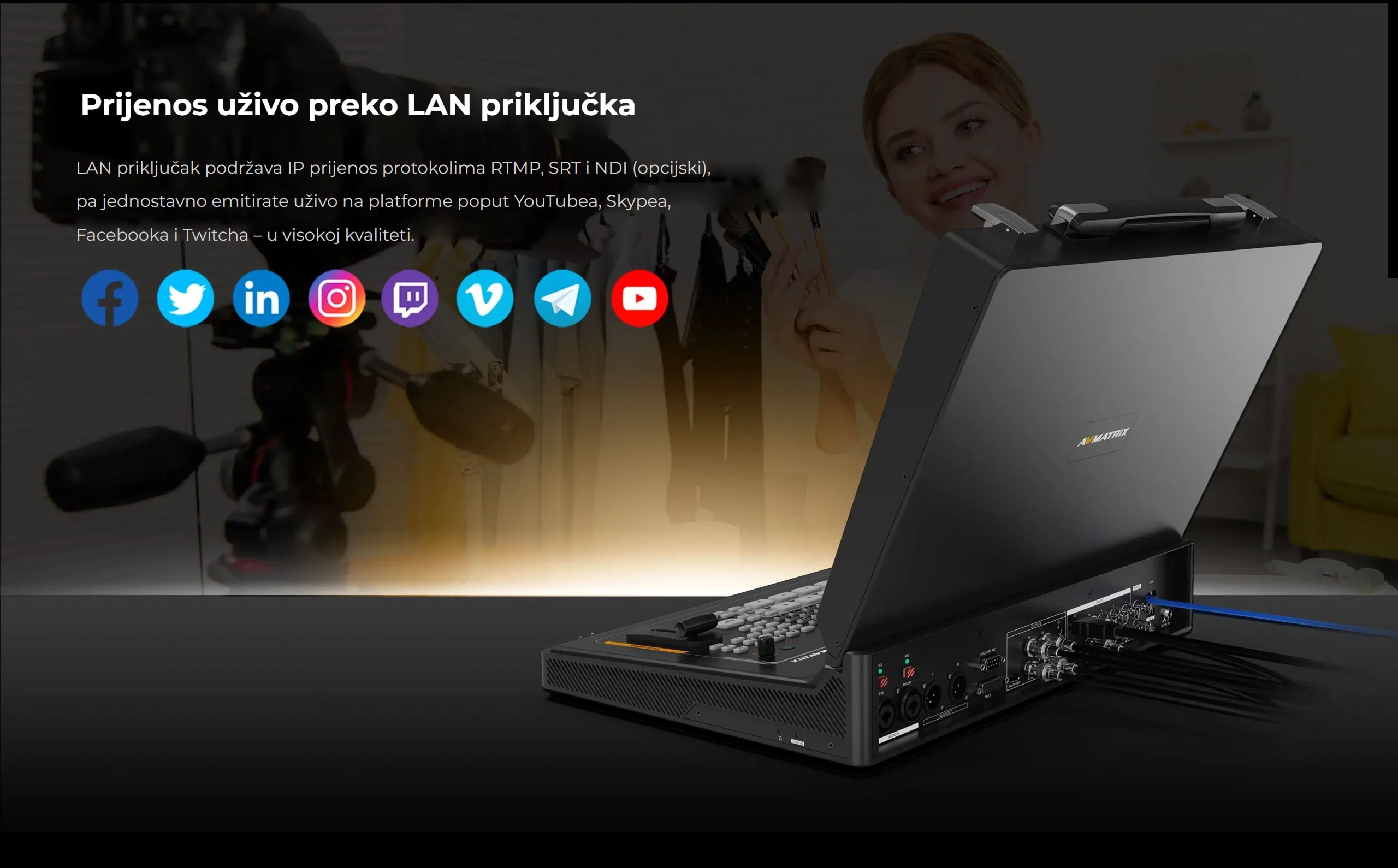 AVMATRIX Shark S8X Plus NDI