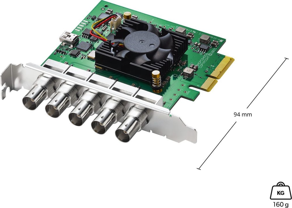 DeckLink Duo 2 – Dimenzije i ugradnja