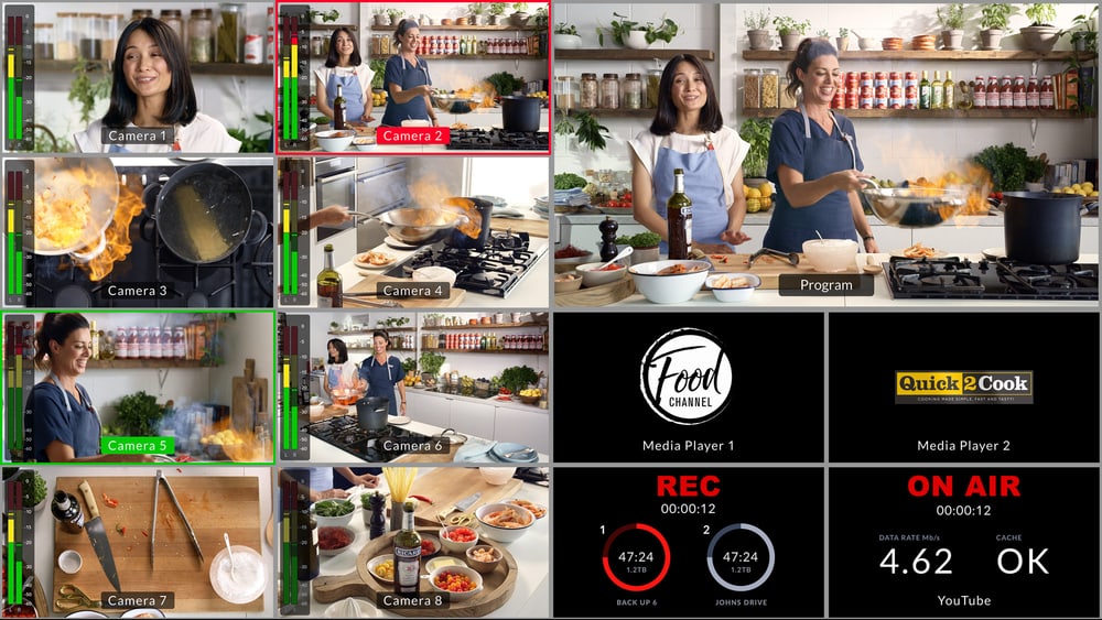 ATEM Mini Extreme ISO G2 – Multiview s do 16 prikaza