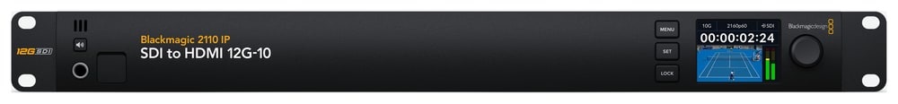 Blackmagic 2110 IP SDI to HDMI 12G-10 – Kontrola slike, zvuka i kalibracije