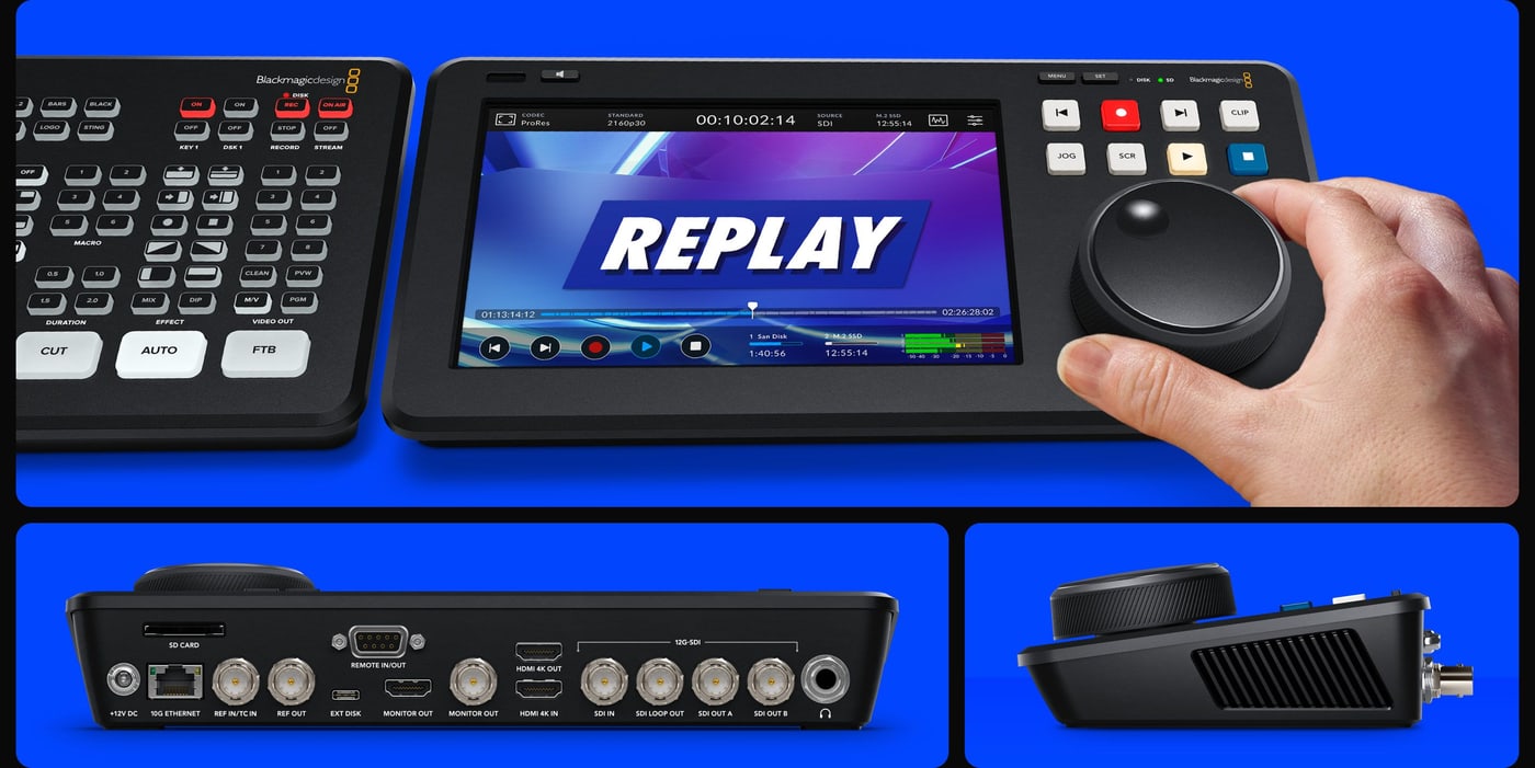 HyperDeck Shuttle 4K Pro – Osmišljen za stol