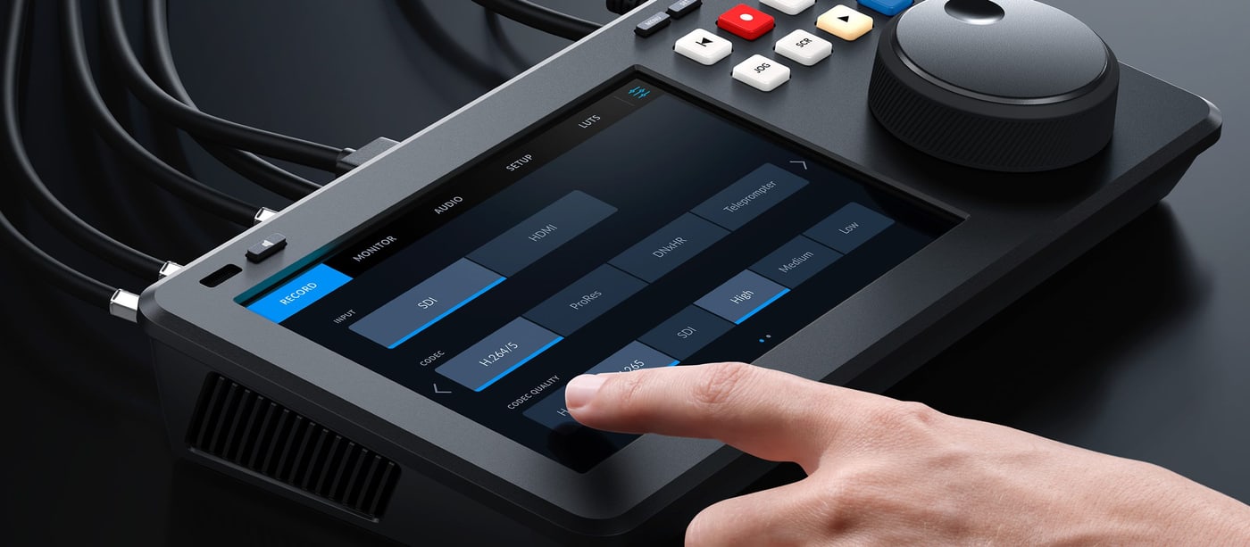 HyperDeck Shuttle 4K Pro – 7″ HDR dodirni zaslon