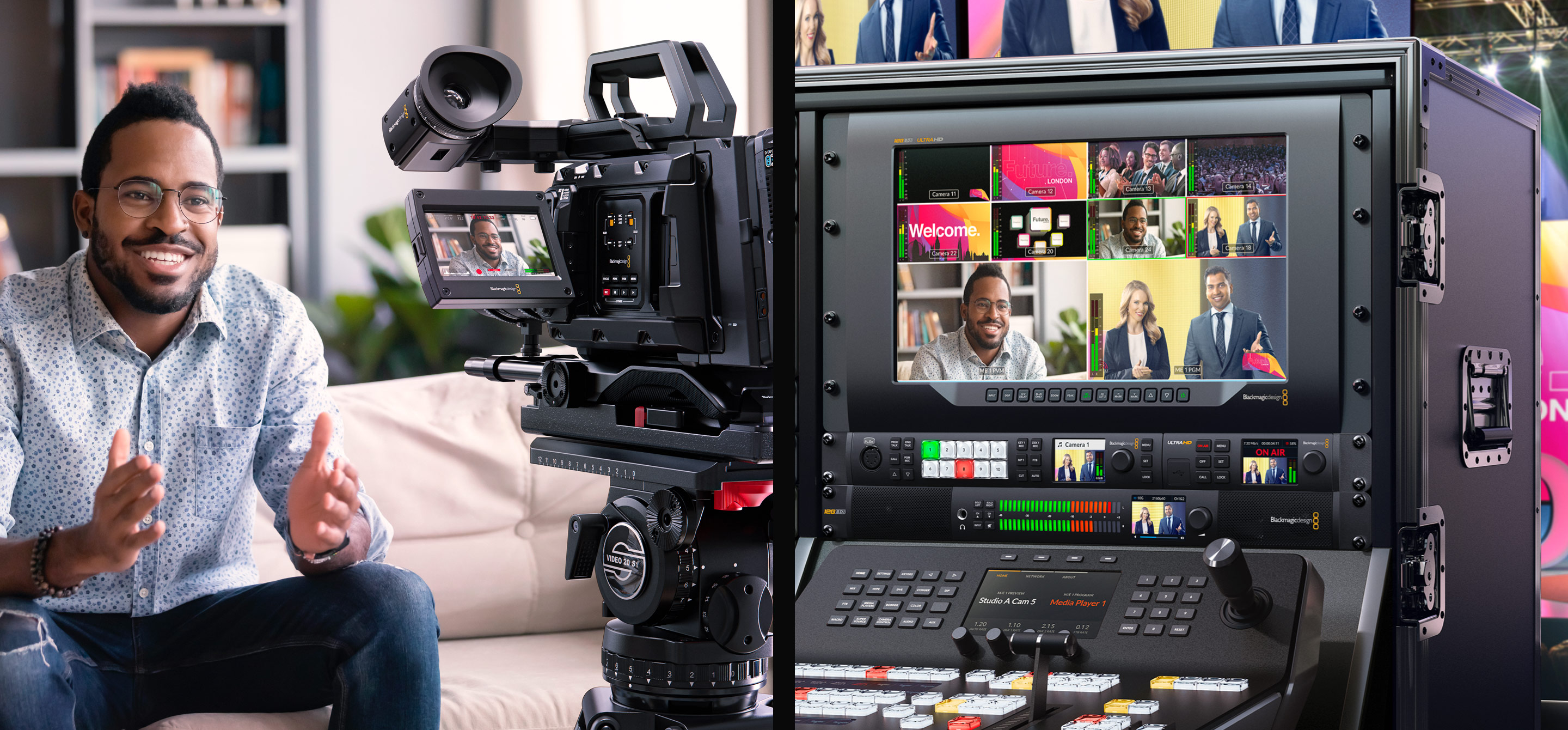 Propojení vzdálených studií pomocí Streaming Decoderu 4K