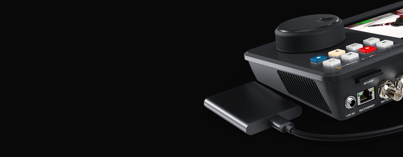 HyperDeck Shuttle 4K Pro 2TB – SD kartice i vanjski USB-C diskovi