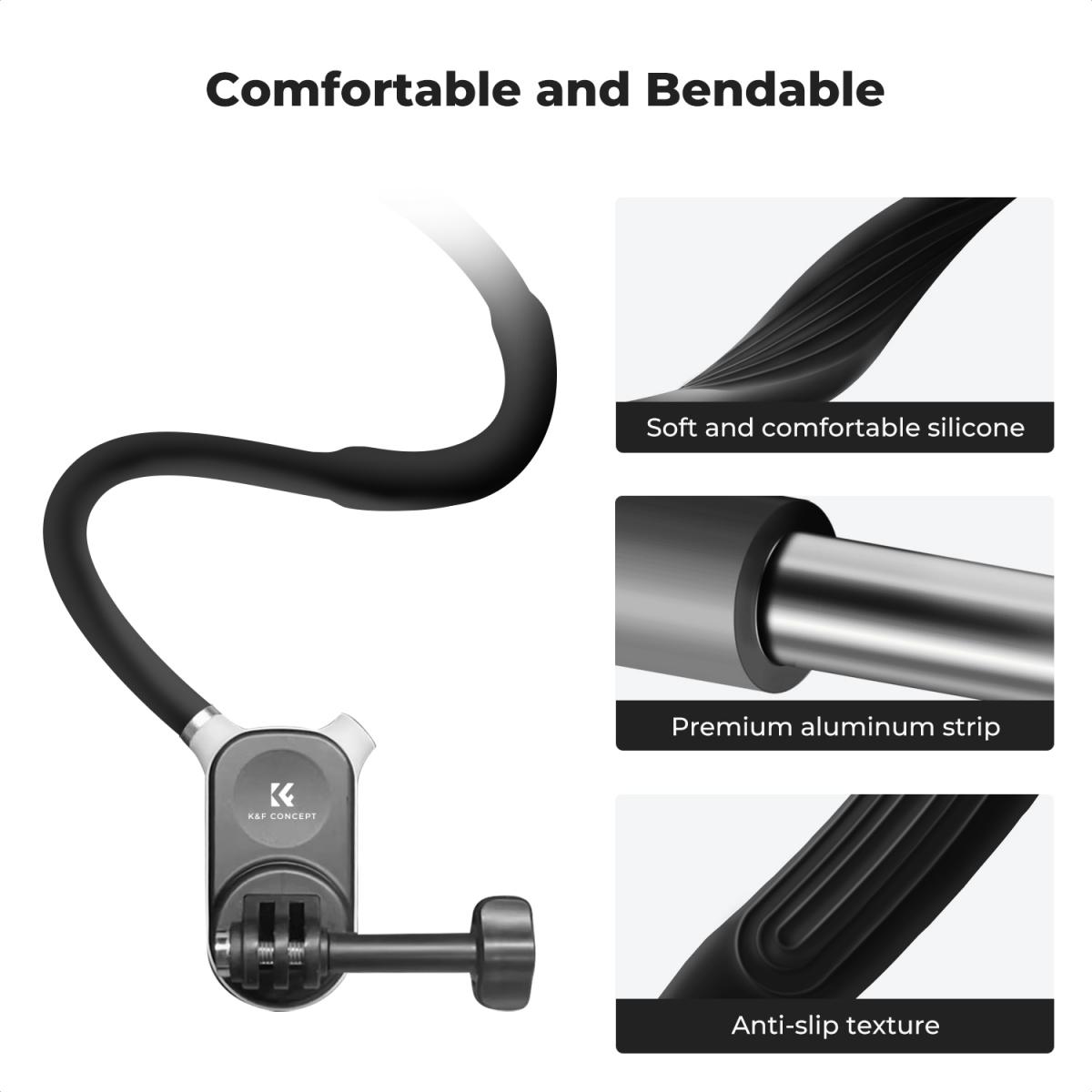 Magnetski POV nosač za vrat za GoPro, OSMO Pocket 3, magnetski nosač za Vlog video selfie, stalak za prsa, držač za vrat bez upotrebe ruku