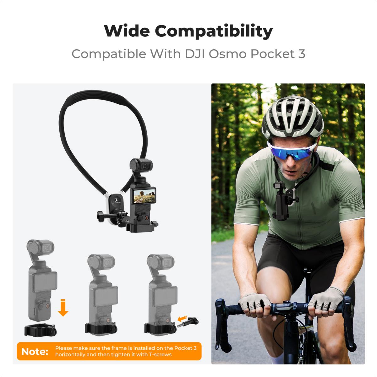 Magnetski POV nosač za vrat za GoPro, OSMO Pocket 3, magnetski nosač za Vlog video selfie, stalak za prsa, držač za vrat bez upotrebe ruku