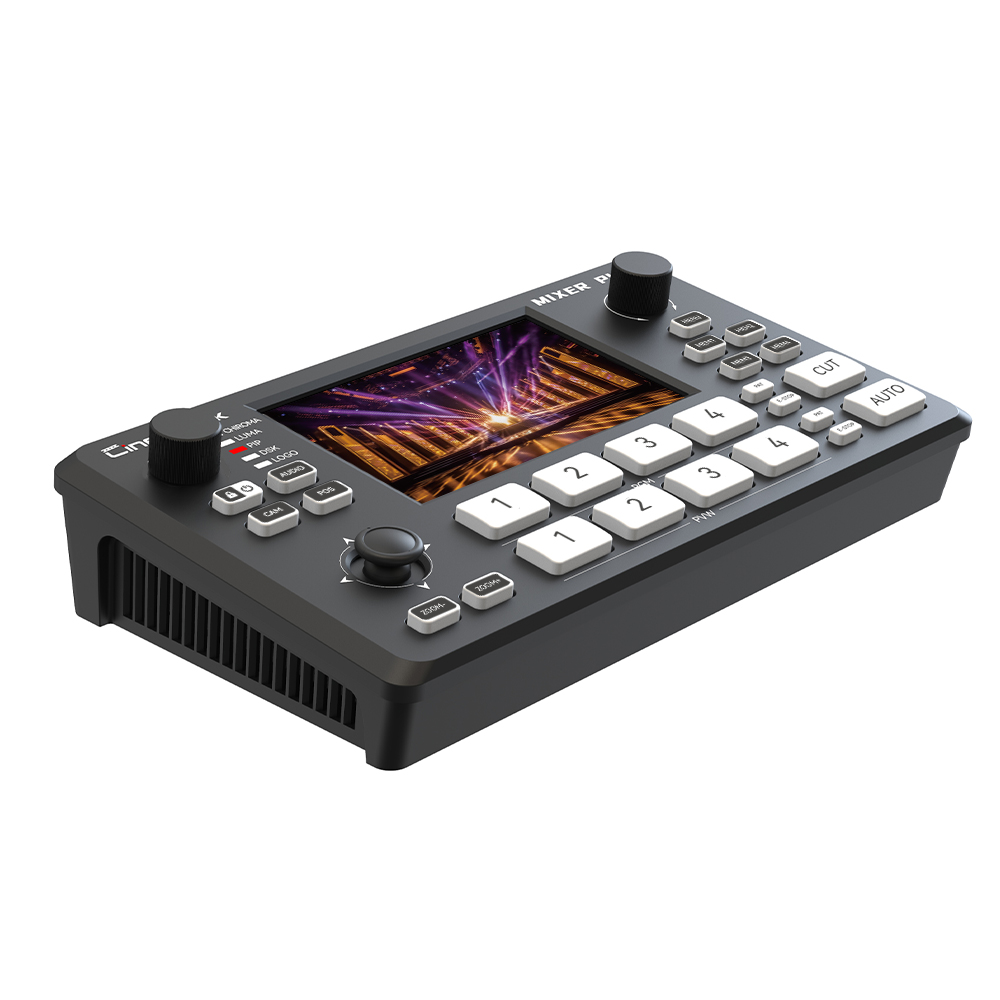 CineTreak Mixer Plus – upravljačka ploča