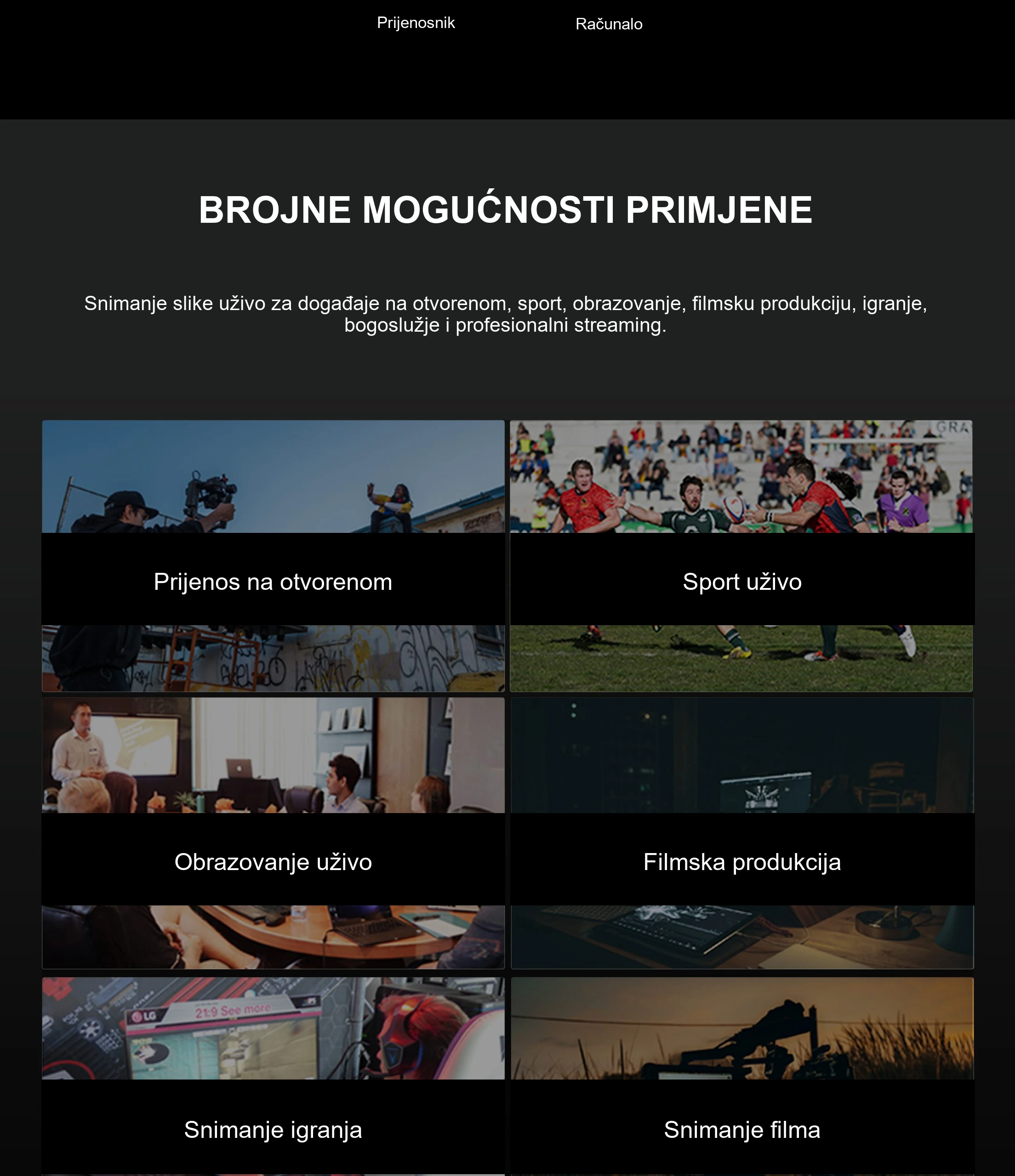 Napravljen za produkciju uživo