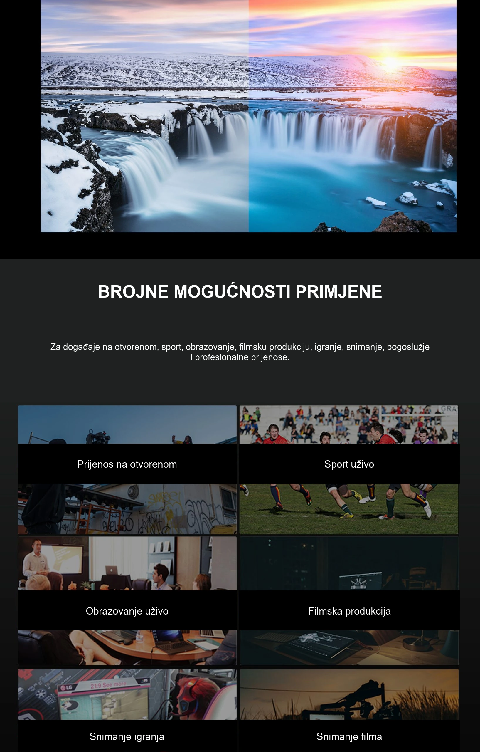Od prijenosa uživo do produkcije