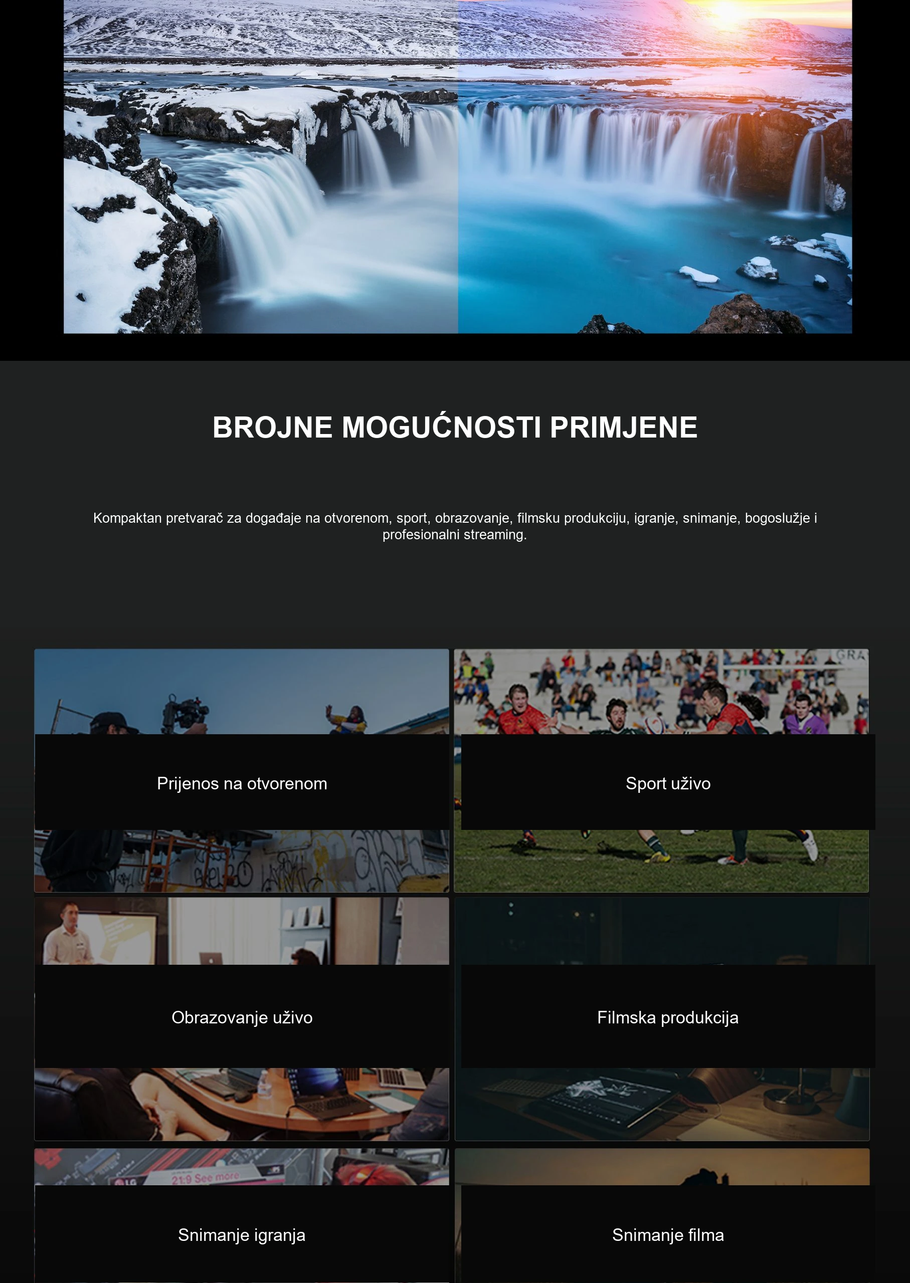 BROJNE MOGUĆNOSTI PRIMJENE