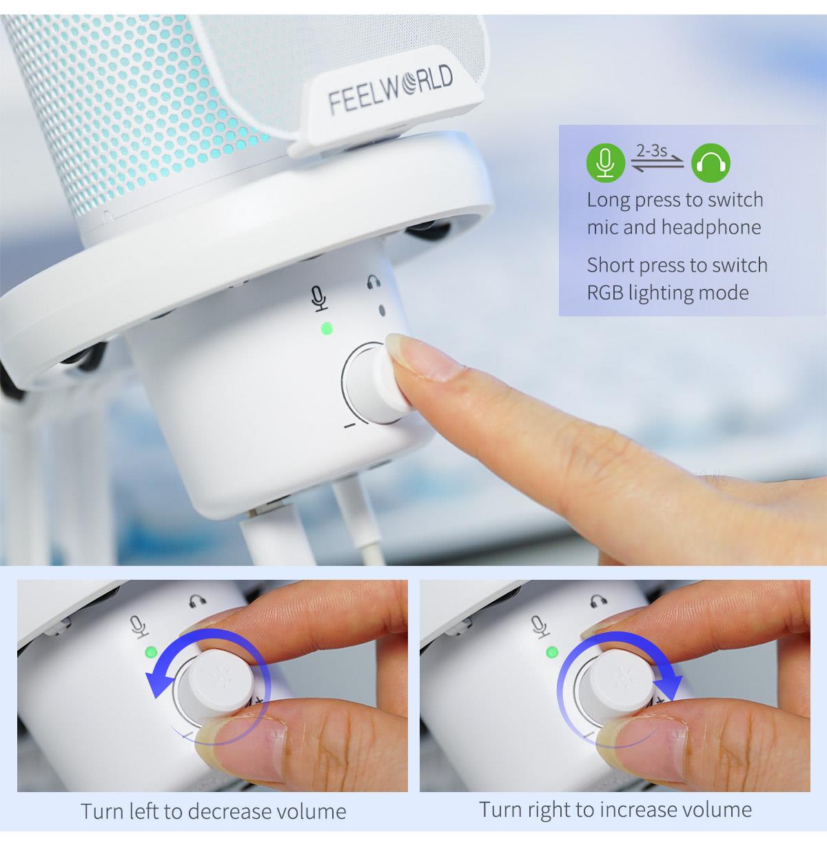 mikrofon za kontrolu glasnoće