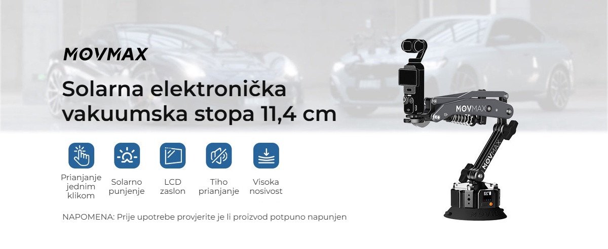 Solarna elektronička stopa od 11,4 cm
