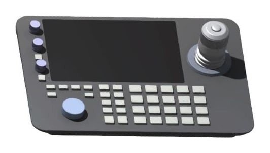 Zaslon osjetljiv na dodir 7" i joystick