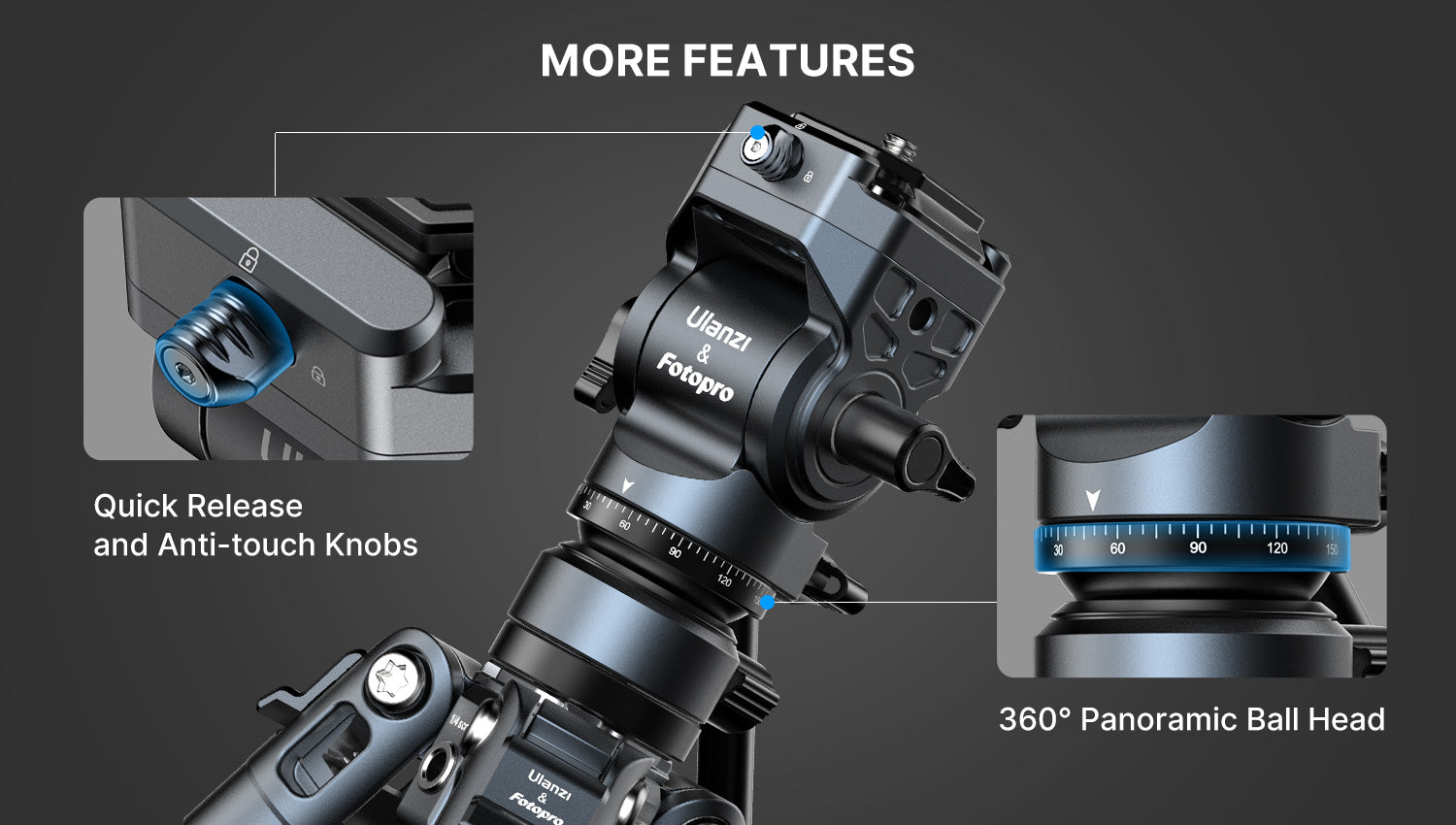 Ulanzi F38 putni stativ za brzo otpu&scaron;tanje videa 3318