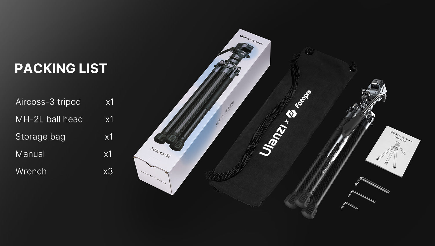 Ulanzi F38 putni stativ za brzo otpu&scaron;tanje videa 3318