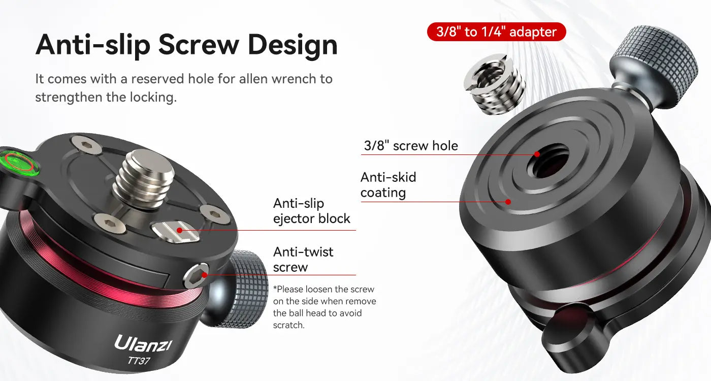 Nivelirajuća baza za glavu stativa