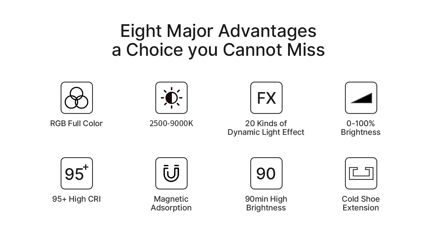 Ulanzi VL49 Pro punjiva mini RGB svjetiljka