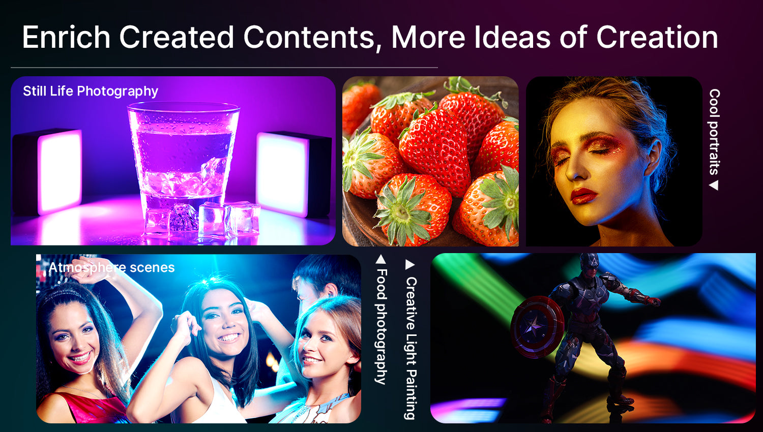 Ulanzi VL49 Pro punjiva mini RGB svjetiljka