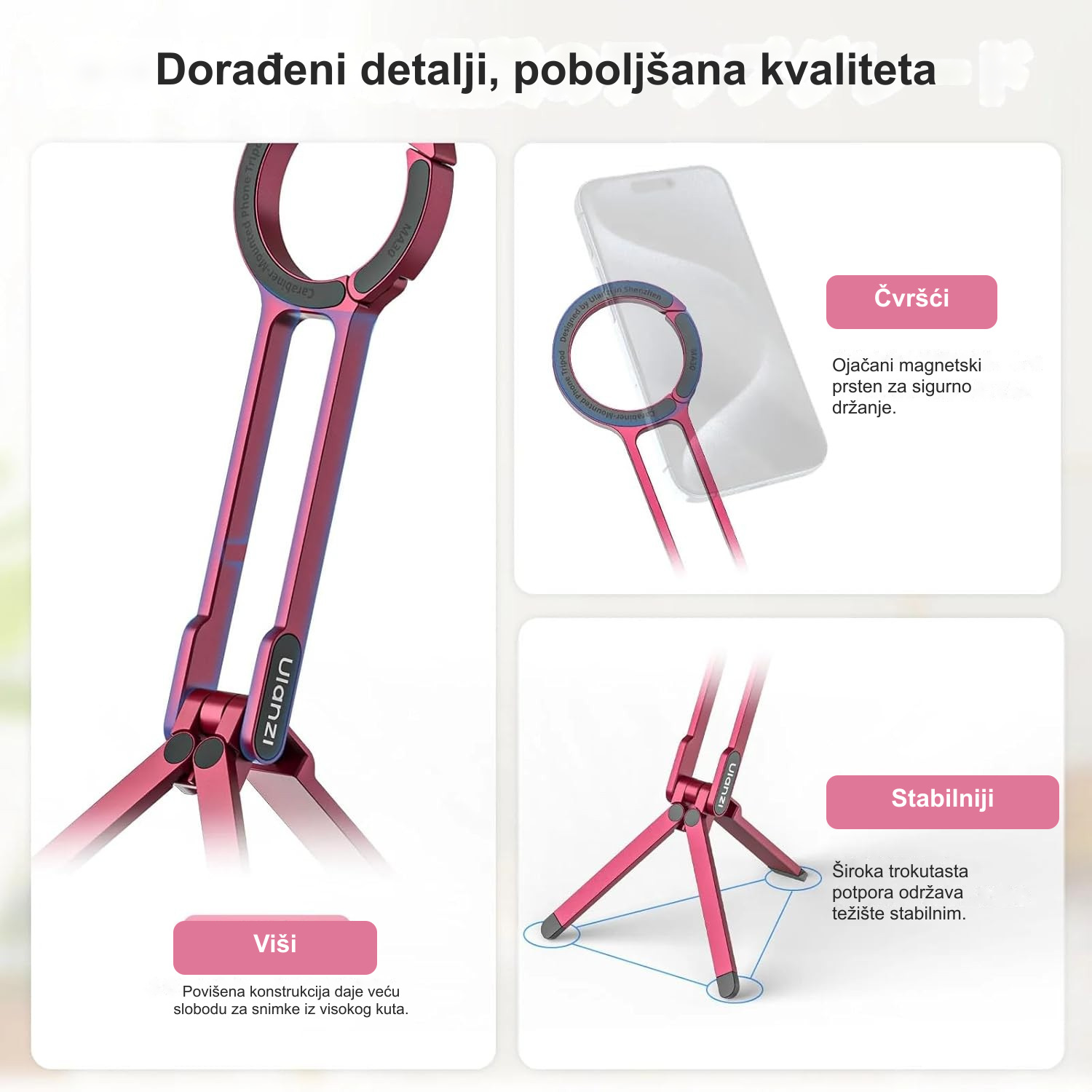 Dorađeni detalji, poboljšana kvaliteta