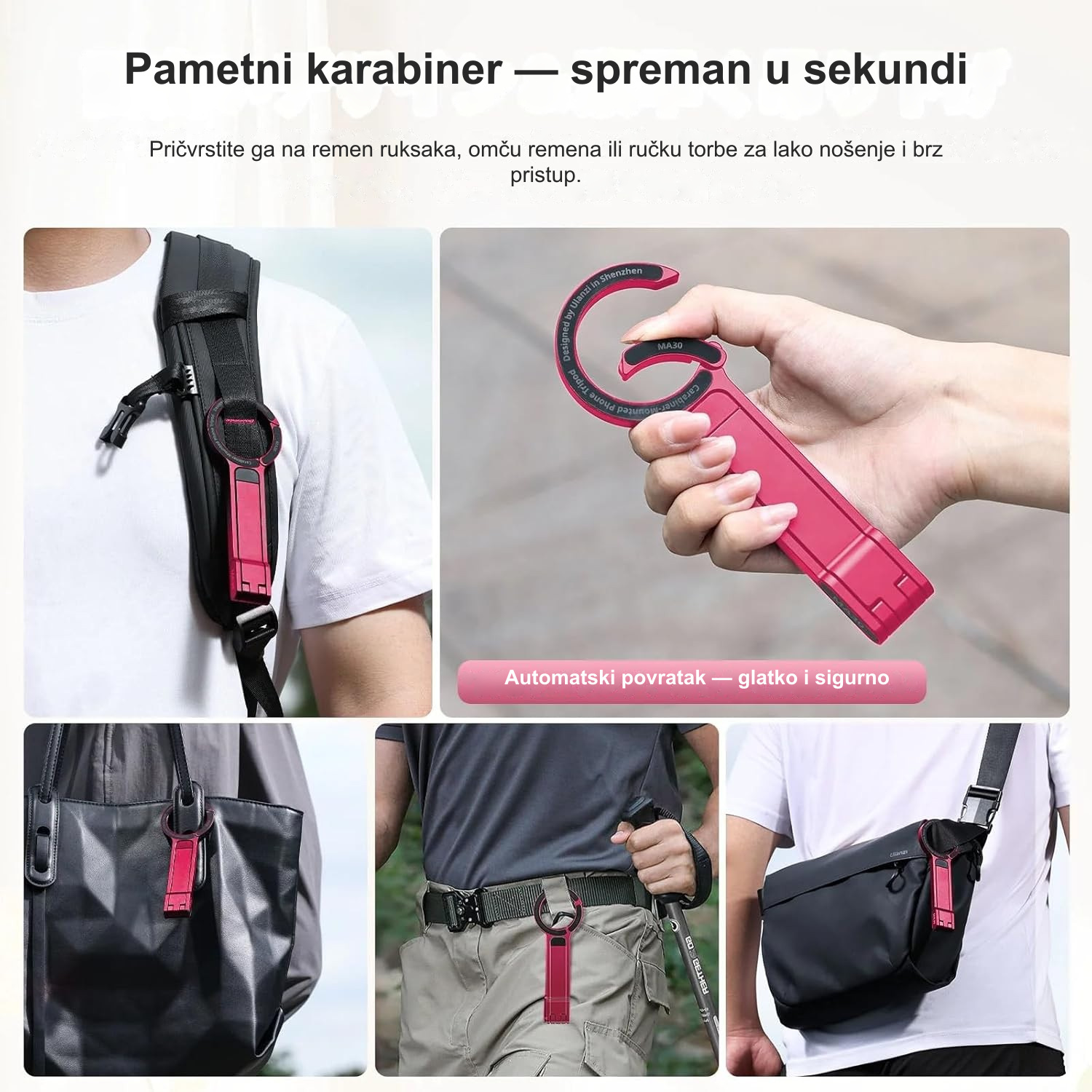Pametni karabiner — spreman u sekundi