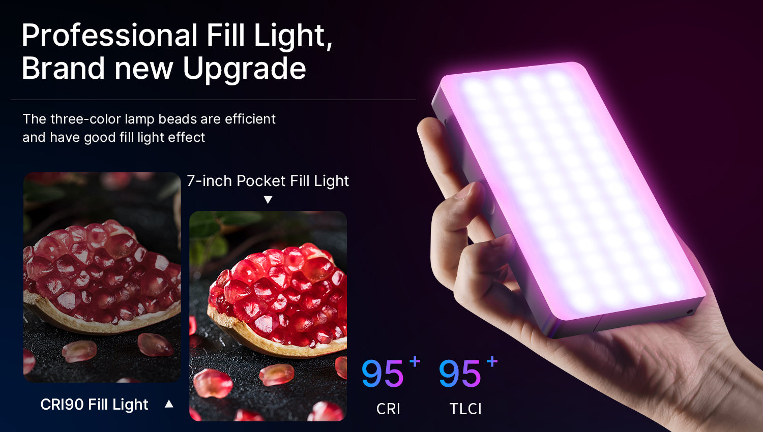 Ulanzi LT002 ​​7" RGB LED video svjetlo B01002