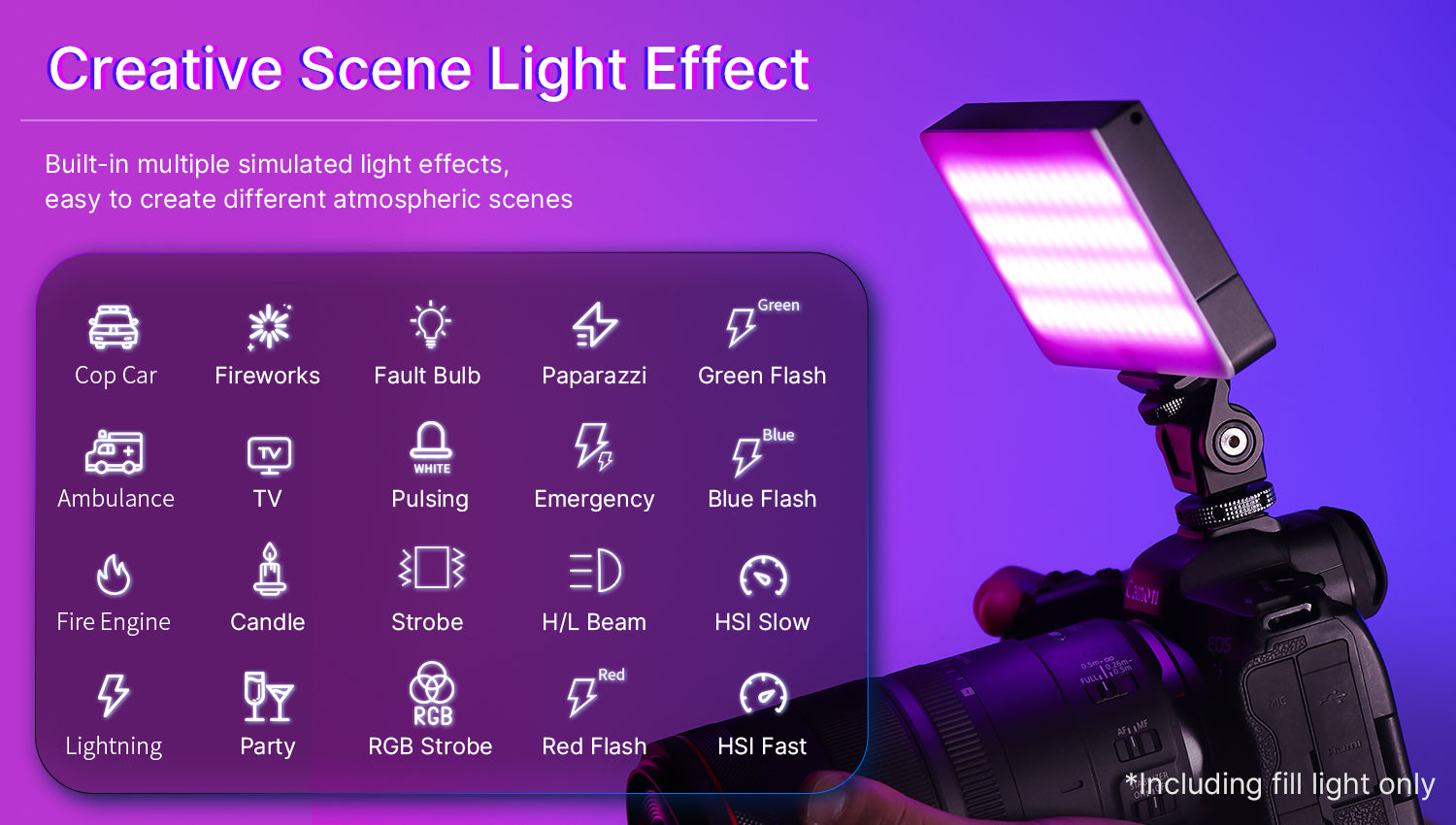 Ulanzi LT002 ​​7" RGB LED video svjetlo