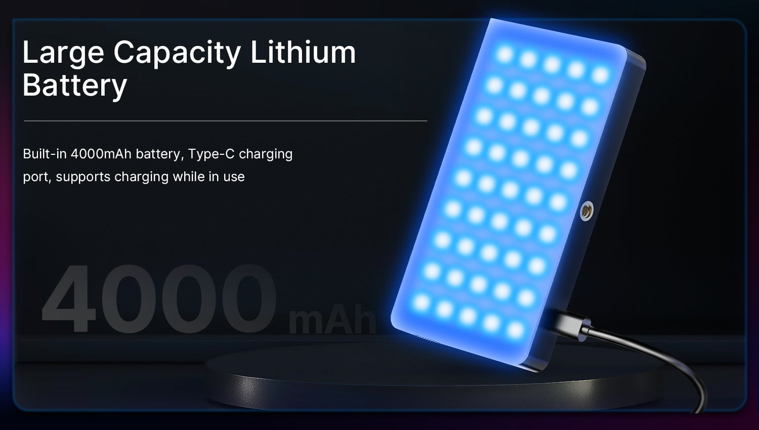 Ulanzi LT002 ​​7" RGB LED video svjetlo