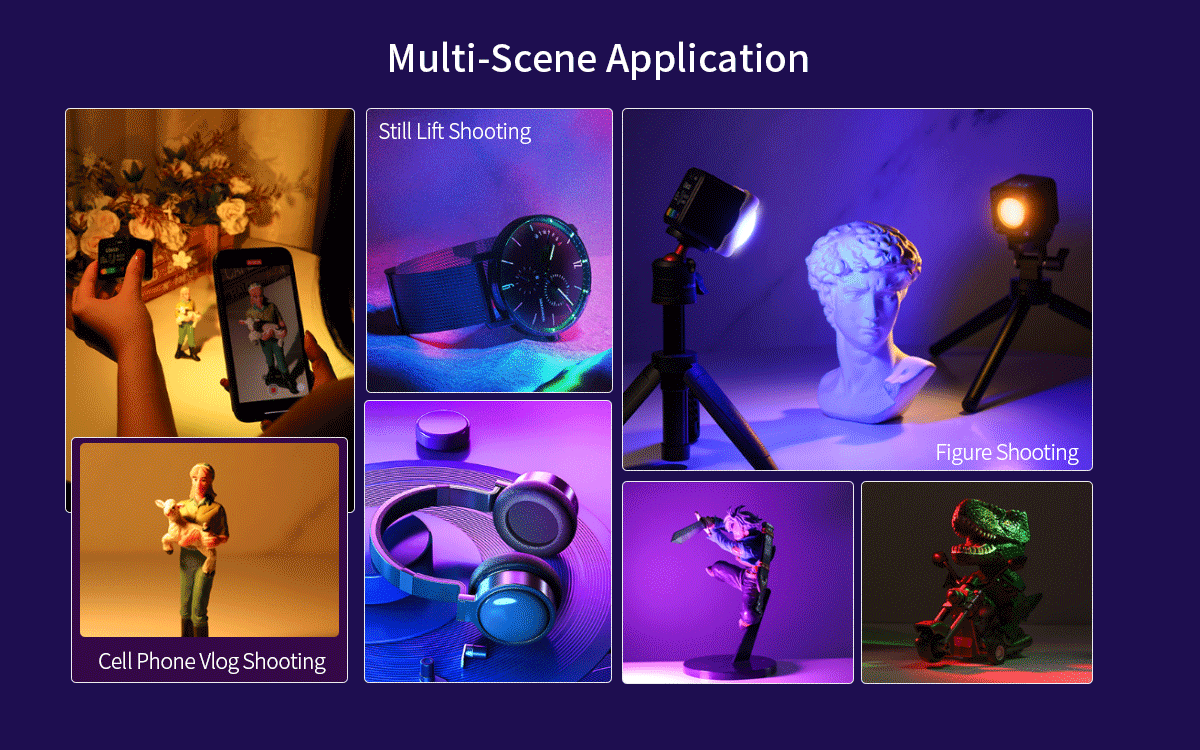 Ulanzi L2 RGB COB magnetsko video svjetlo