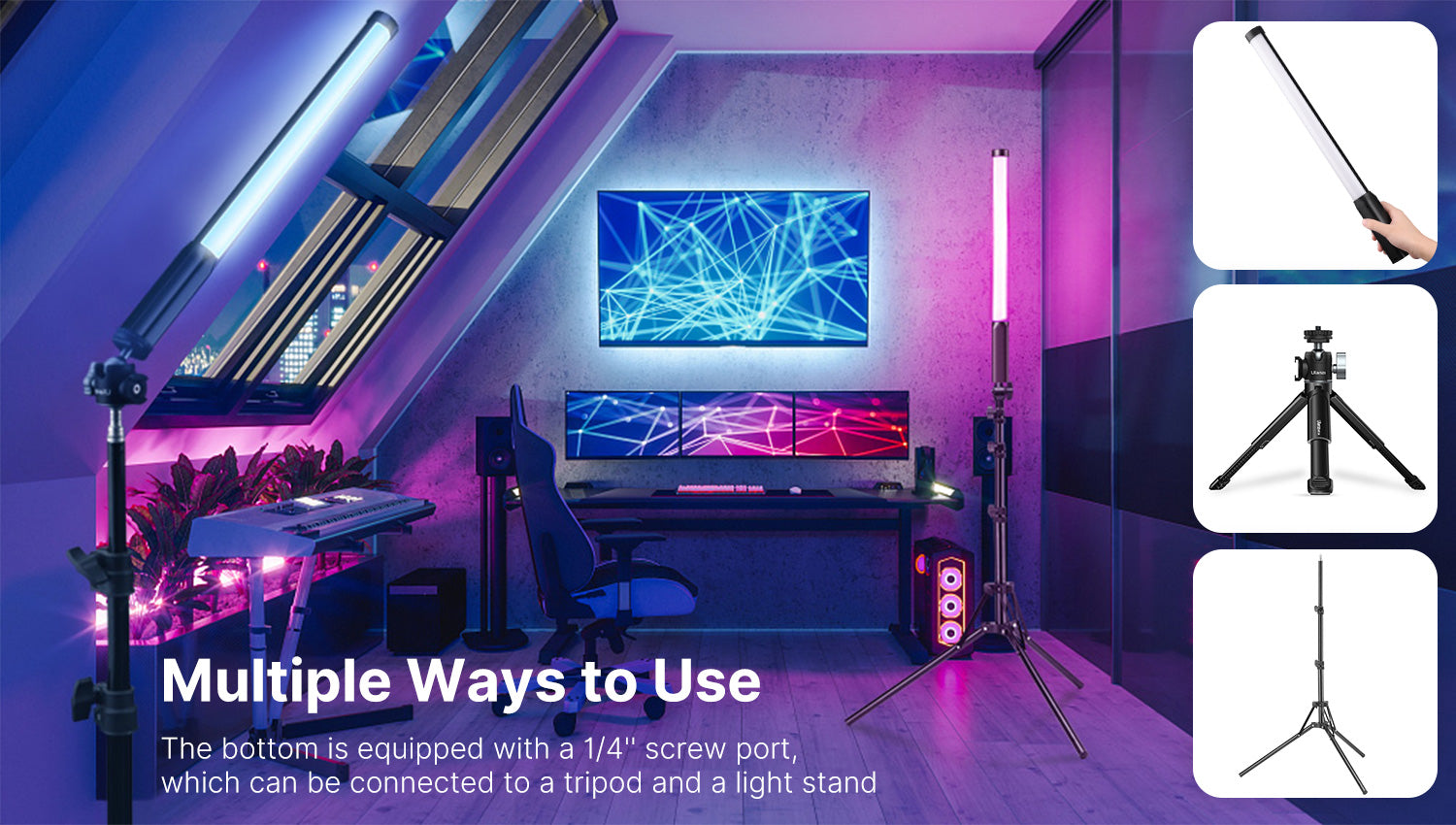 Ulanzi VL119 RGB ručni svjetlosni štapić